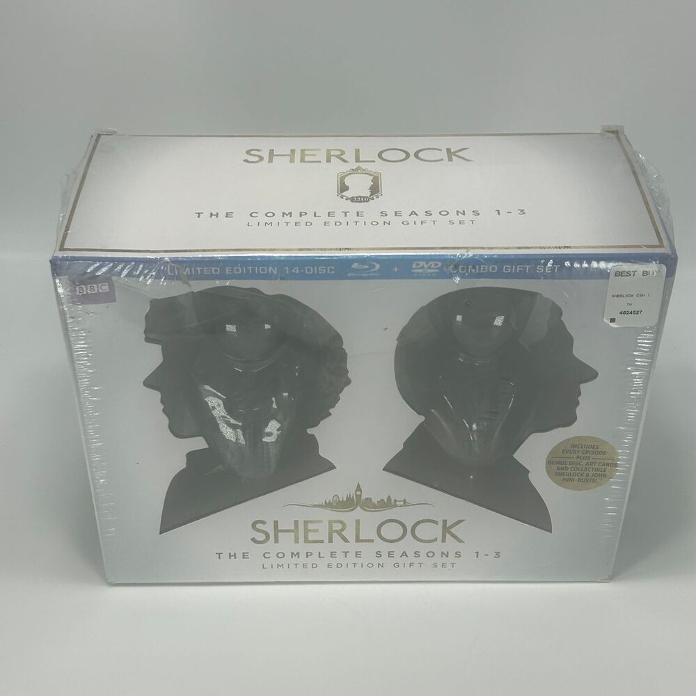 Sherlock Seasons 1-3 Limited Edition W Benedict Cumberbatch Sherlock Blu-ray+DVD